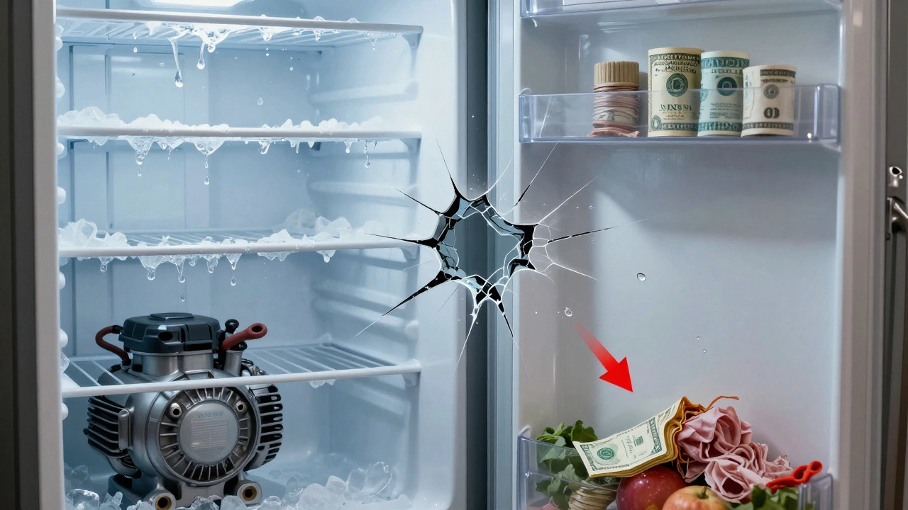 Chain reaction of problems caused by a leaking fridge seal